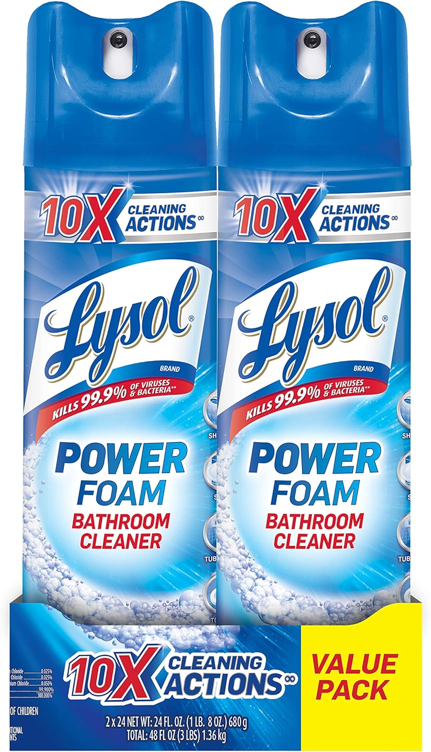 Lysol Bathroom Cleaner Spray Blue 48oz