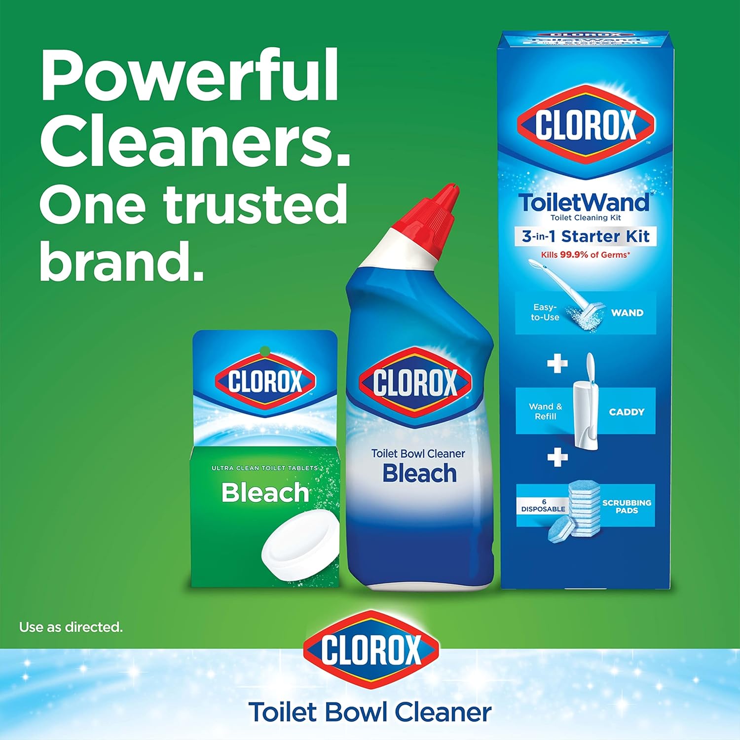 Clorox Ultra Clean Toilet Tablets with Bleach 2 Count 35 Ounces Each