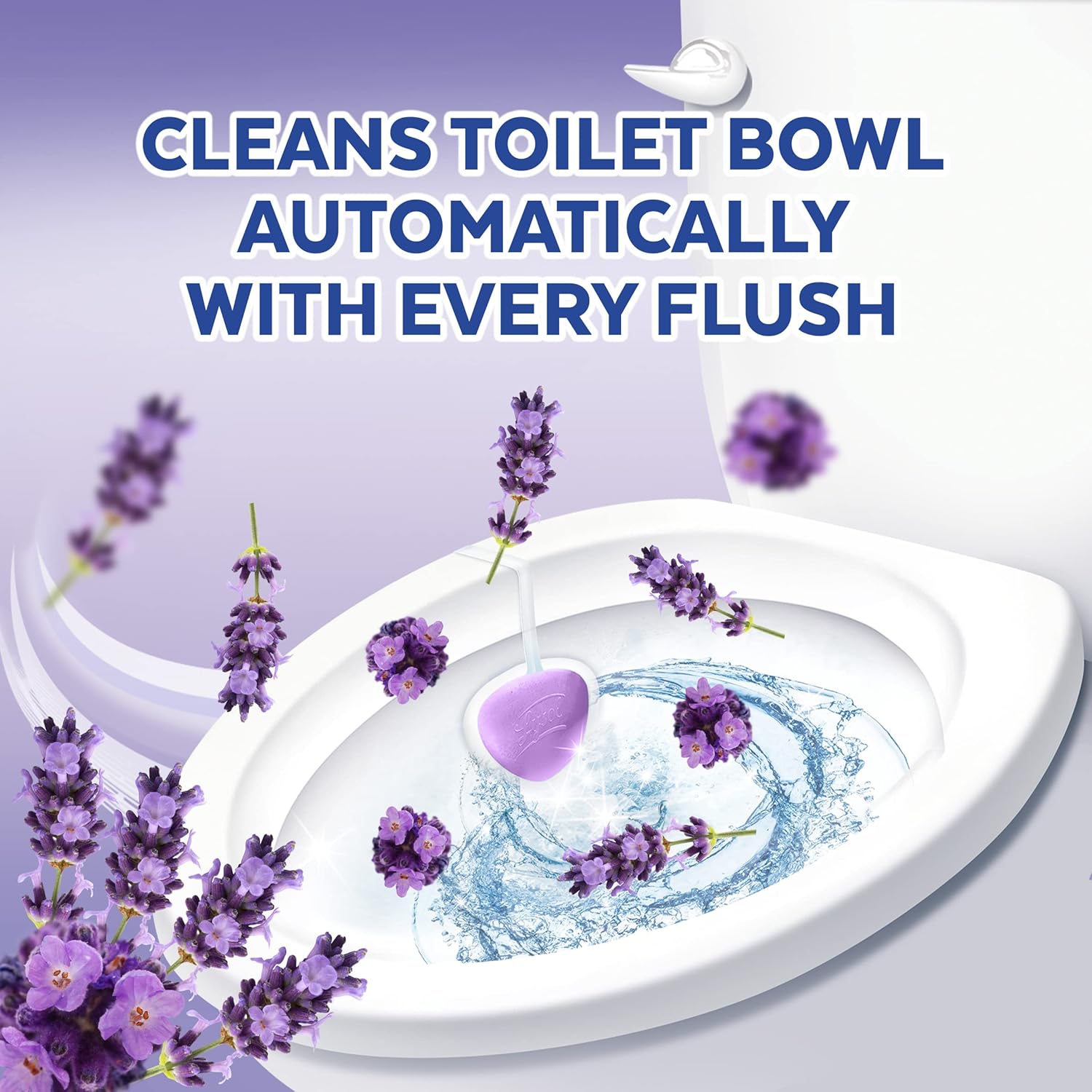 Lysol Automatic Toilet Cleaner Lavender Fields Scent 2ct