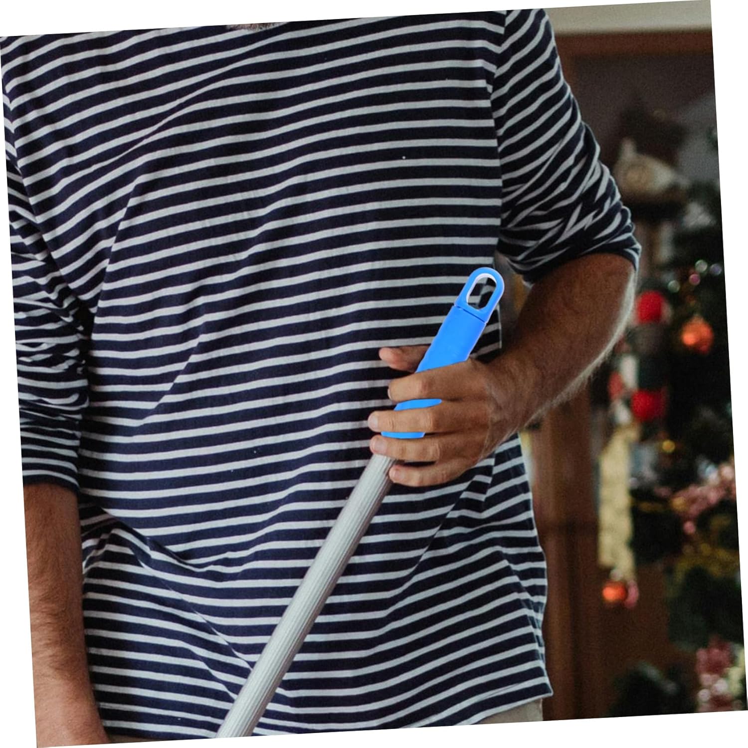 6Pcs Slip Mop Handle End Caps with Hanging Hook
