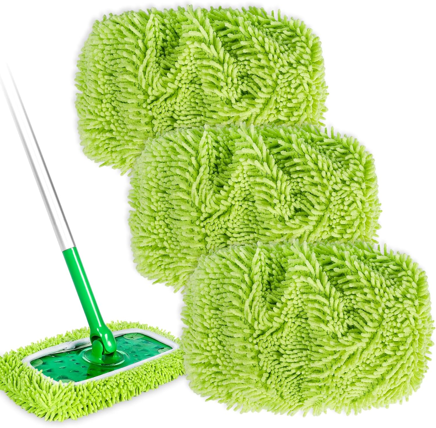 KeeTidy Reusable Mop Pads 3 Pack for Swiffer Sweeper 1