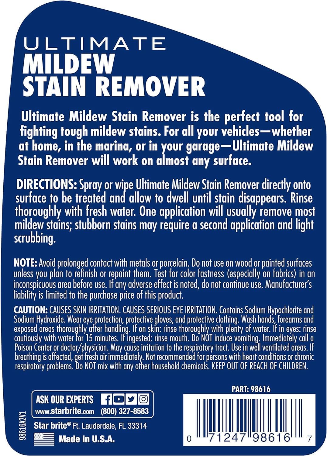 StarBrite Ultimate Stain Remover 16 oz 2 Pack