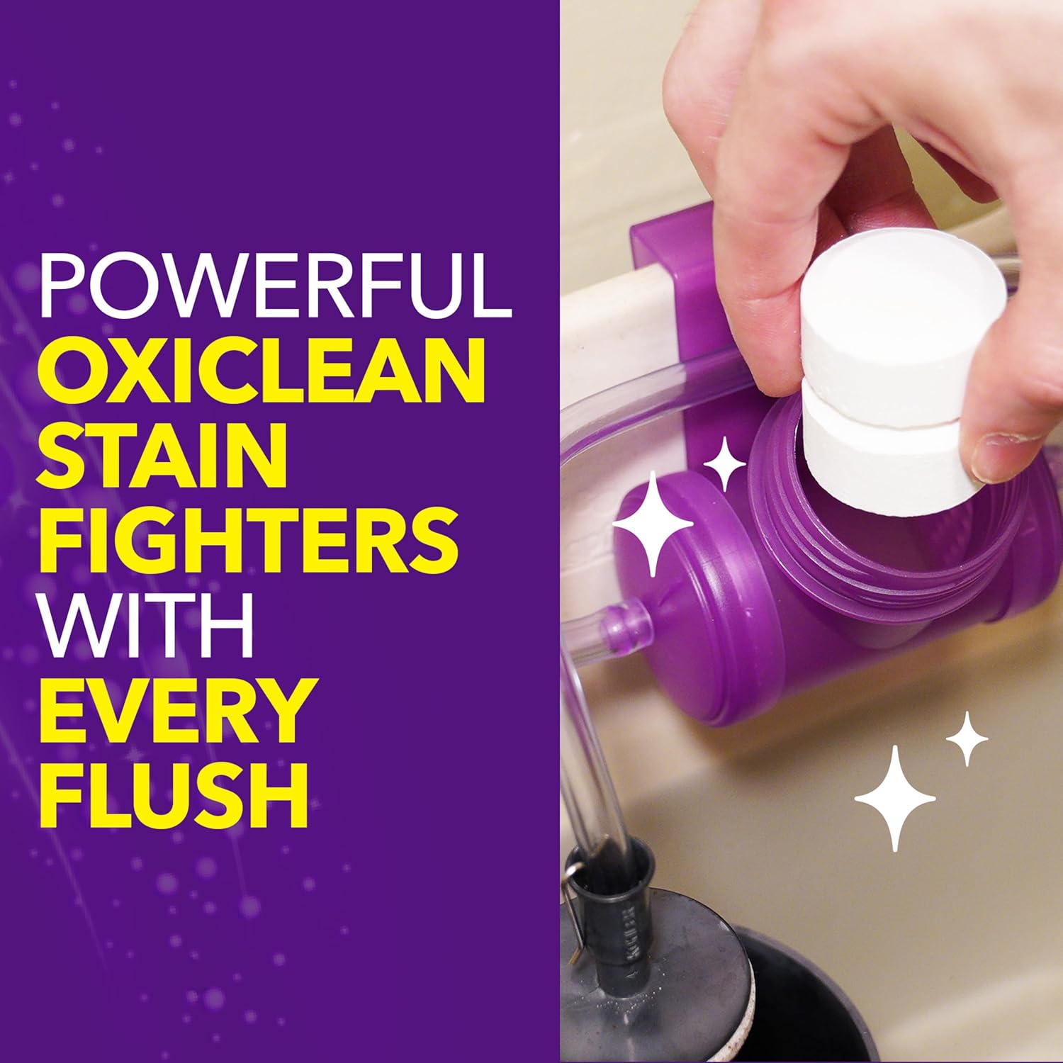 Kaboom Scrub Free Toilet Bowl Cleaner System with 2 Refills 1