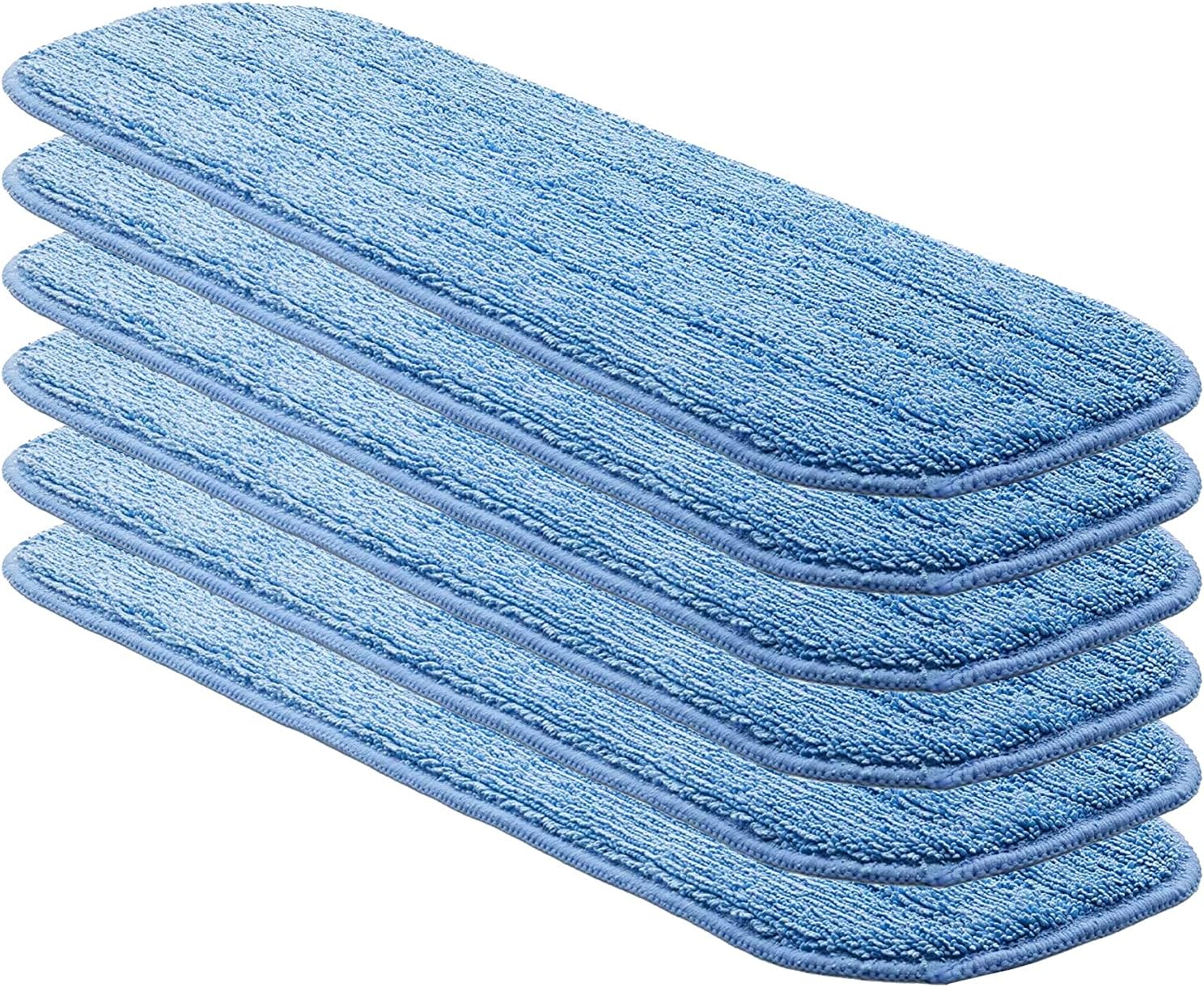 Pokin Washable Microfiber Mop Head Replacement 6Pack - Blue