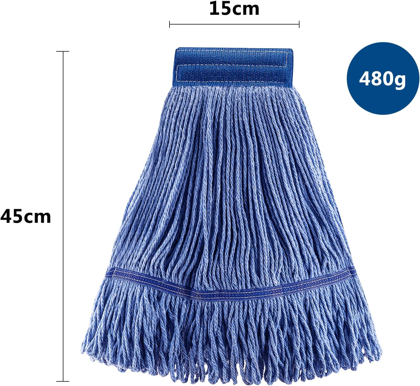 Star Maktion 3-Pack Heavy Duty Mop Head Replacement
