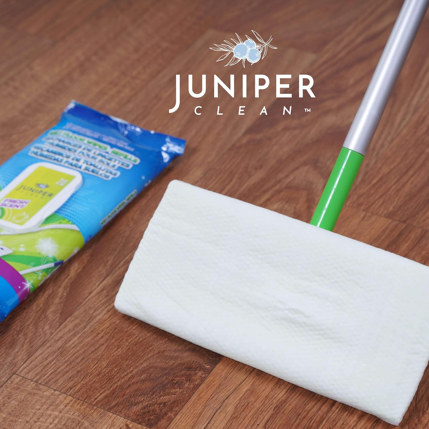 Juniper CLEAN Wet Floor Wipes 20 Count Multi-Surface Refill