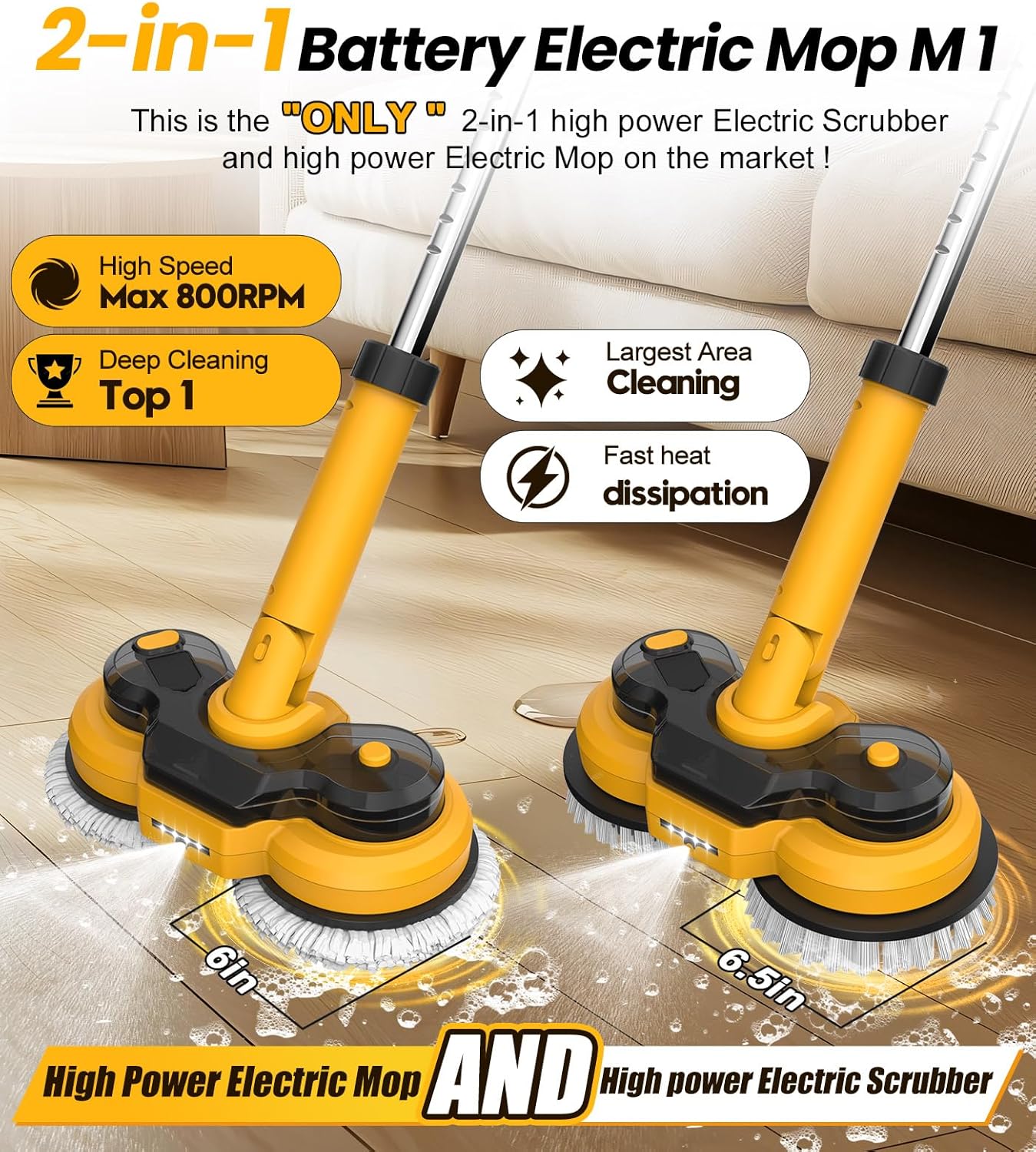 Qimedo Electric Mop M1 Replacement Pad