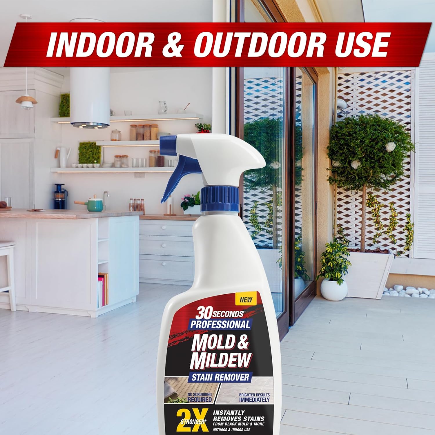 30 SECONDS Pro Mold Mildew Remover 1 Gallon 4 Pack