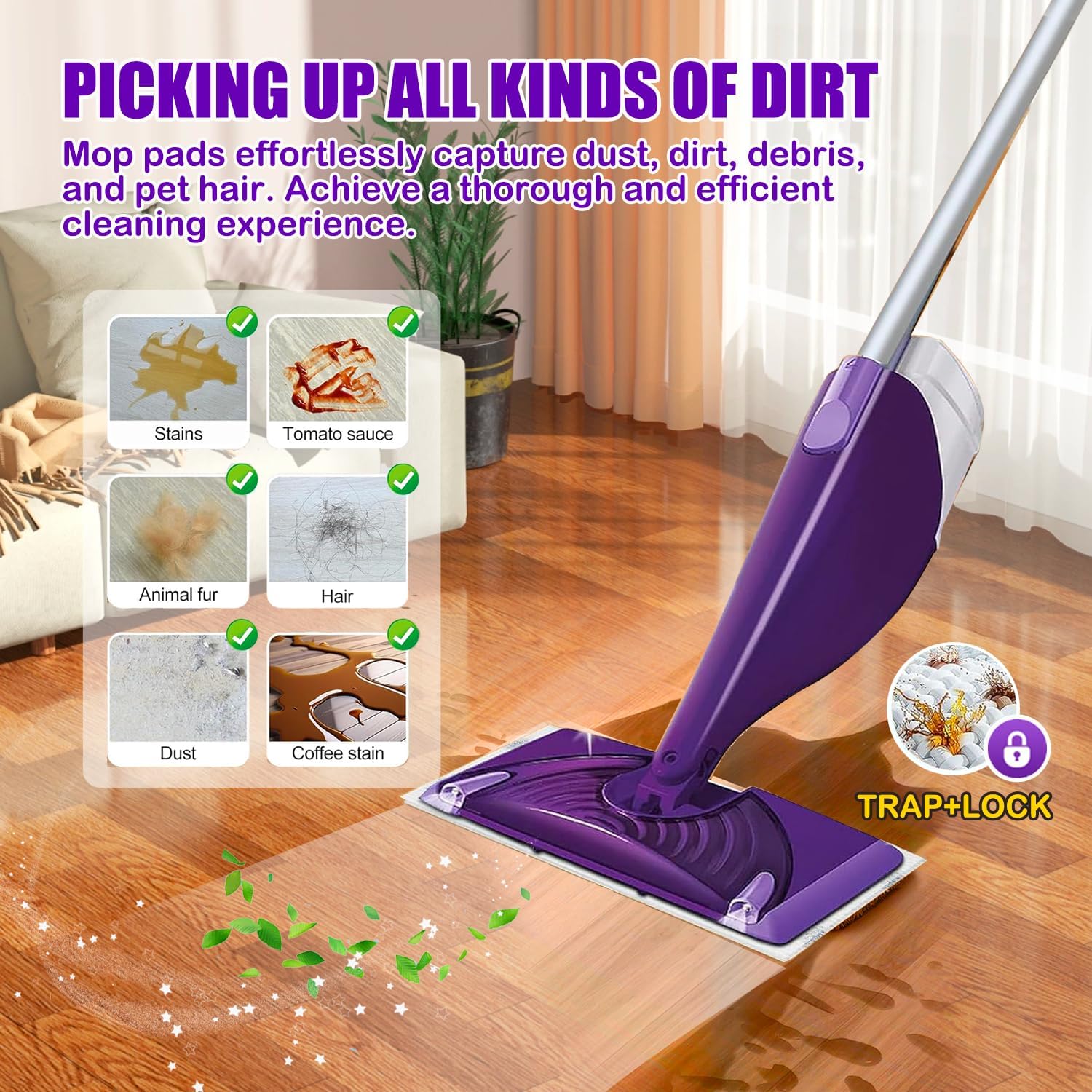 20 Count Swiffer WetJet Mop Pads Refill 4 Layers Thickened Super Absorbent
