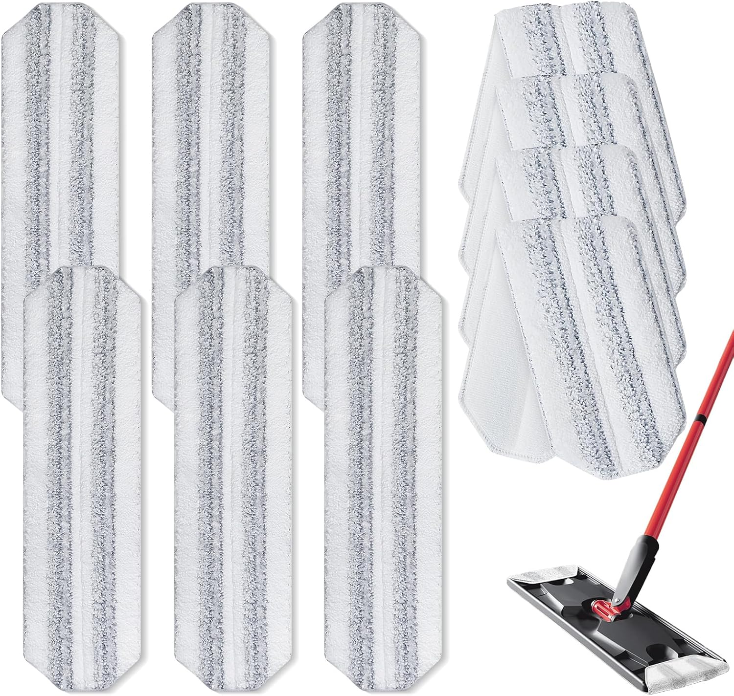 10Pcs Bluearks Microfiber Mop Replacement Pads