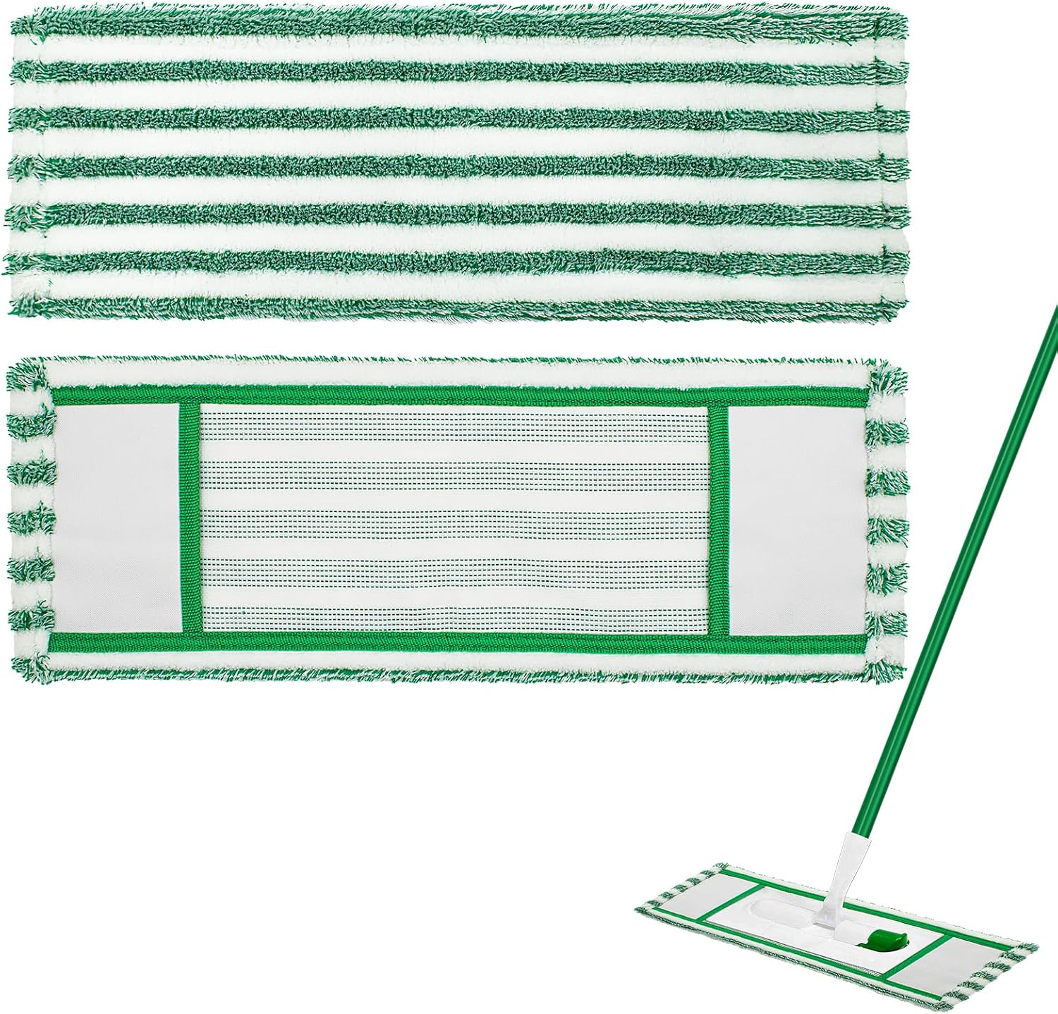 Aiyiried Microfiber Mop Pads 2 Pack Refills for Libman WetDry Mop
