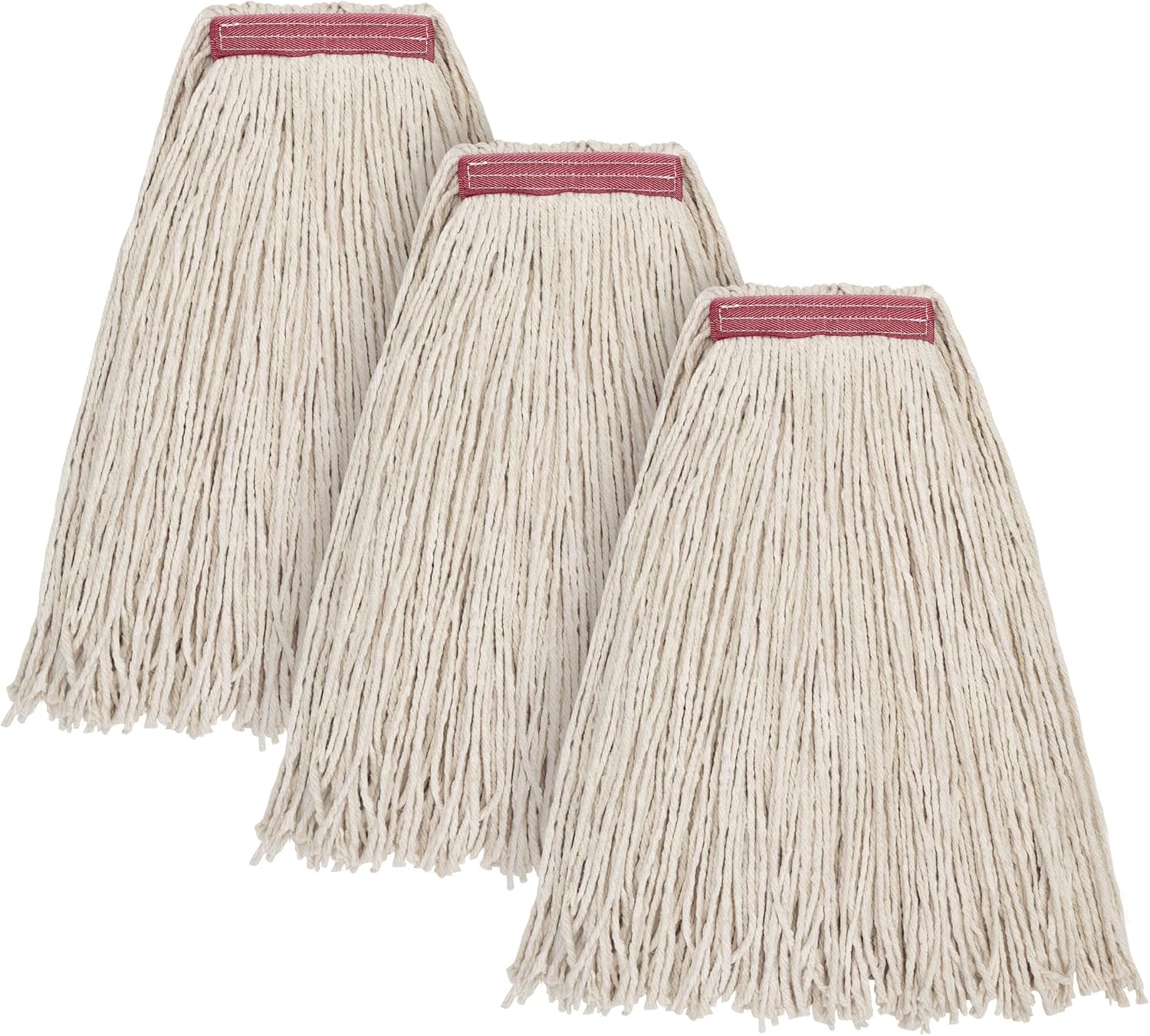 Matthew Cleaning 16oz 3-Pack Cotton Mop Heads