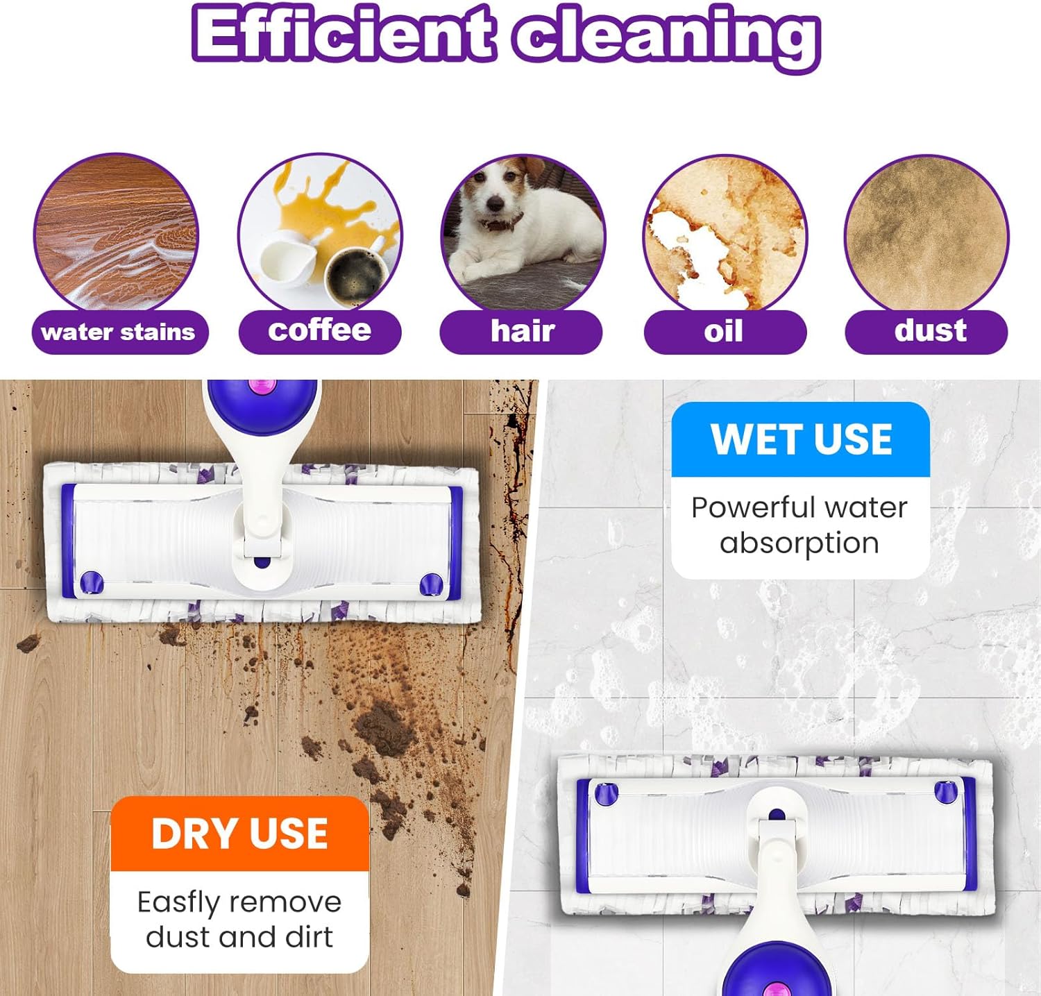 22 Count Swiffer Power Mop Refill Pads for Multi-Surface Cleaning