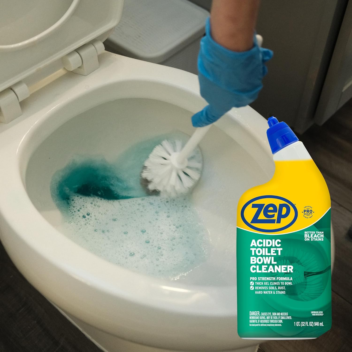 Zep Acidic Toilet Bowl Cleaner 32 oz Case of 4