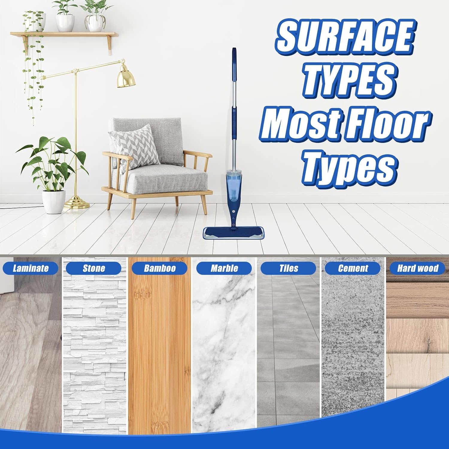 40 Piece Microfiber Mop Pad Refills for Bona Mop