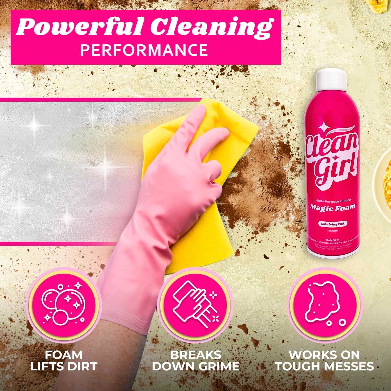 Clean Girl Magic Foam Viral All-Purpose Cleaner