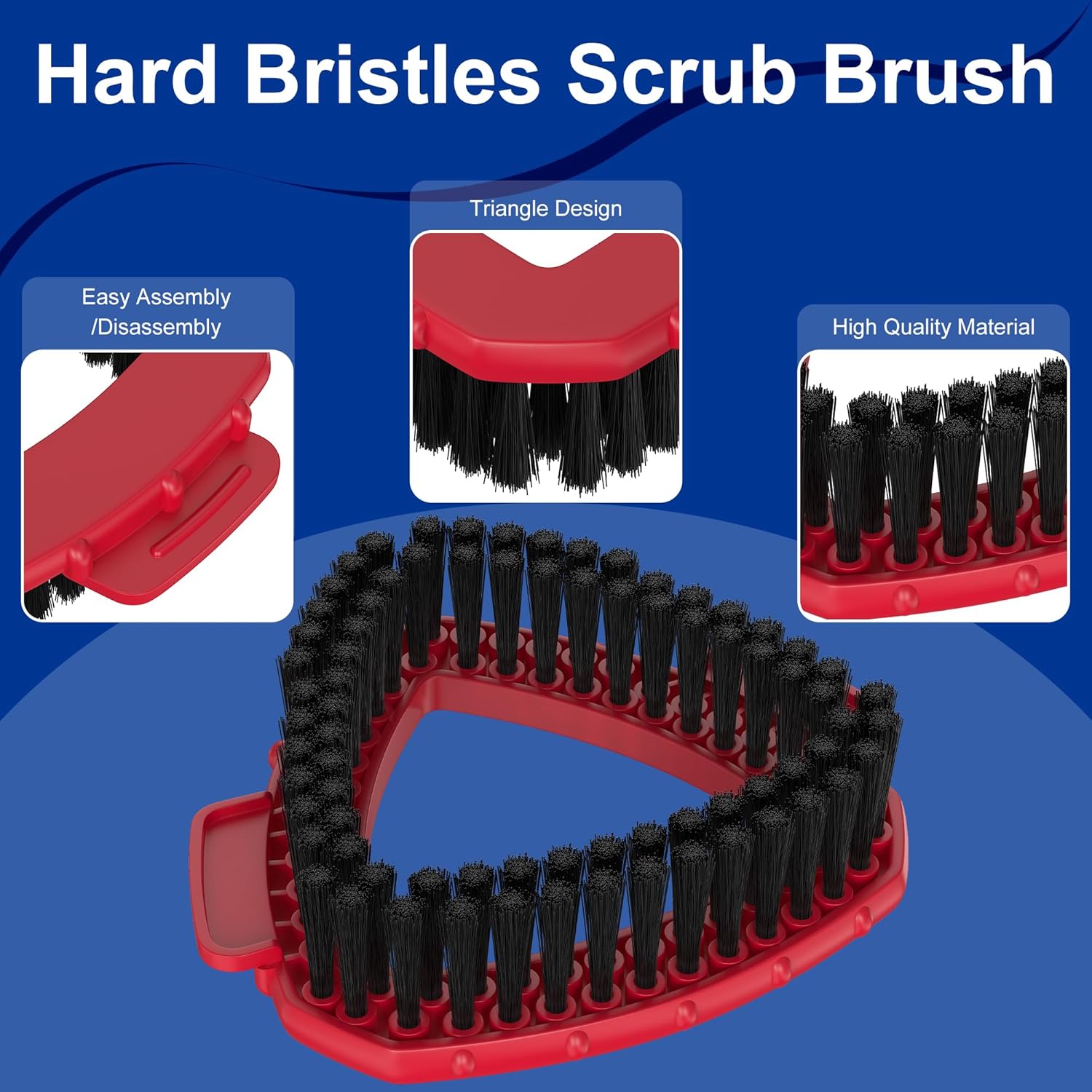Folews O-Cedar Scrub Brush Head Replacement for 2-Tank System