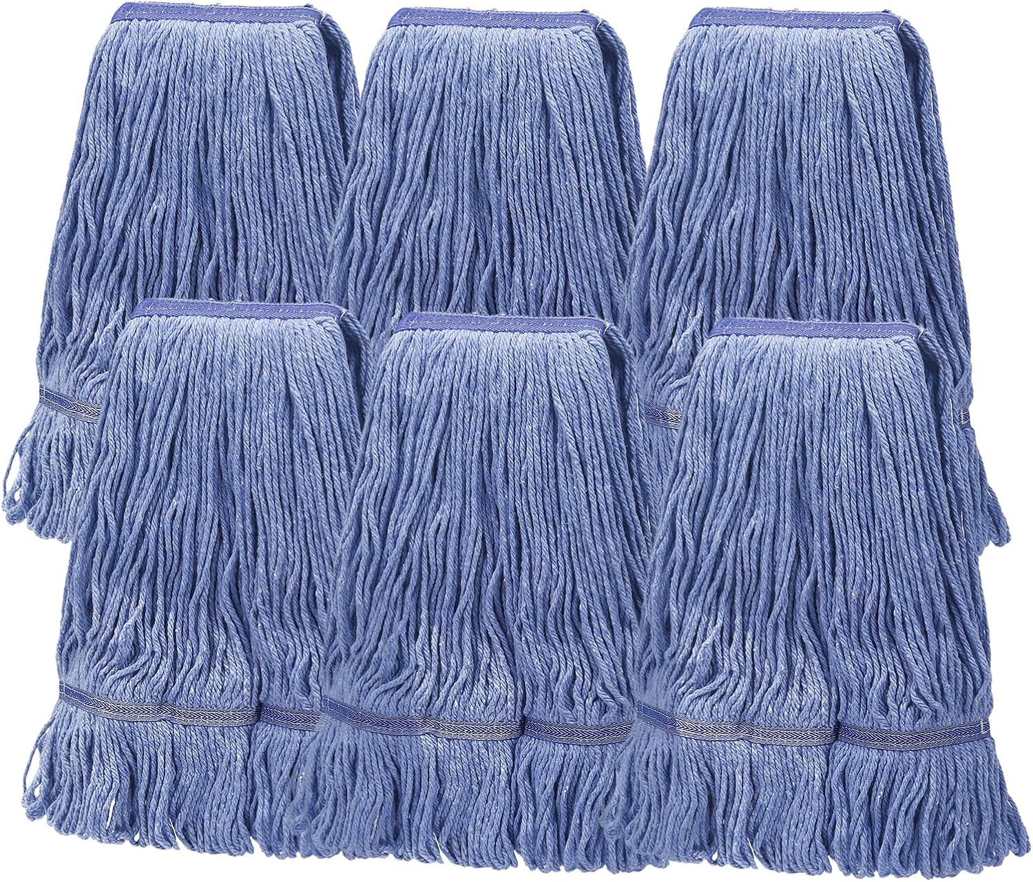 6 Pcs Heavy Duty Commercial Mop Replacement Heads 1