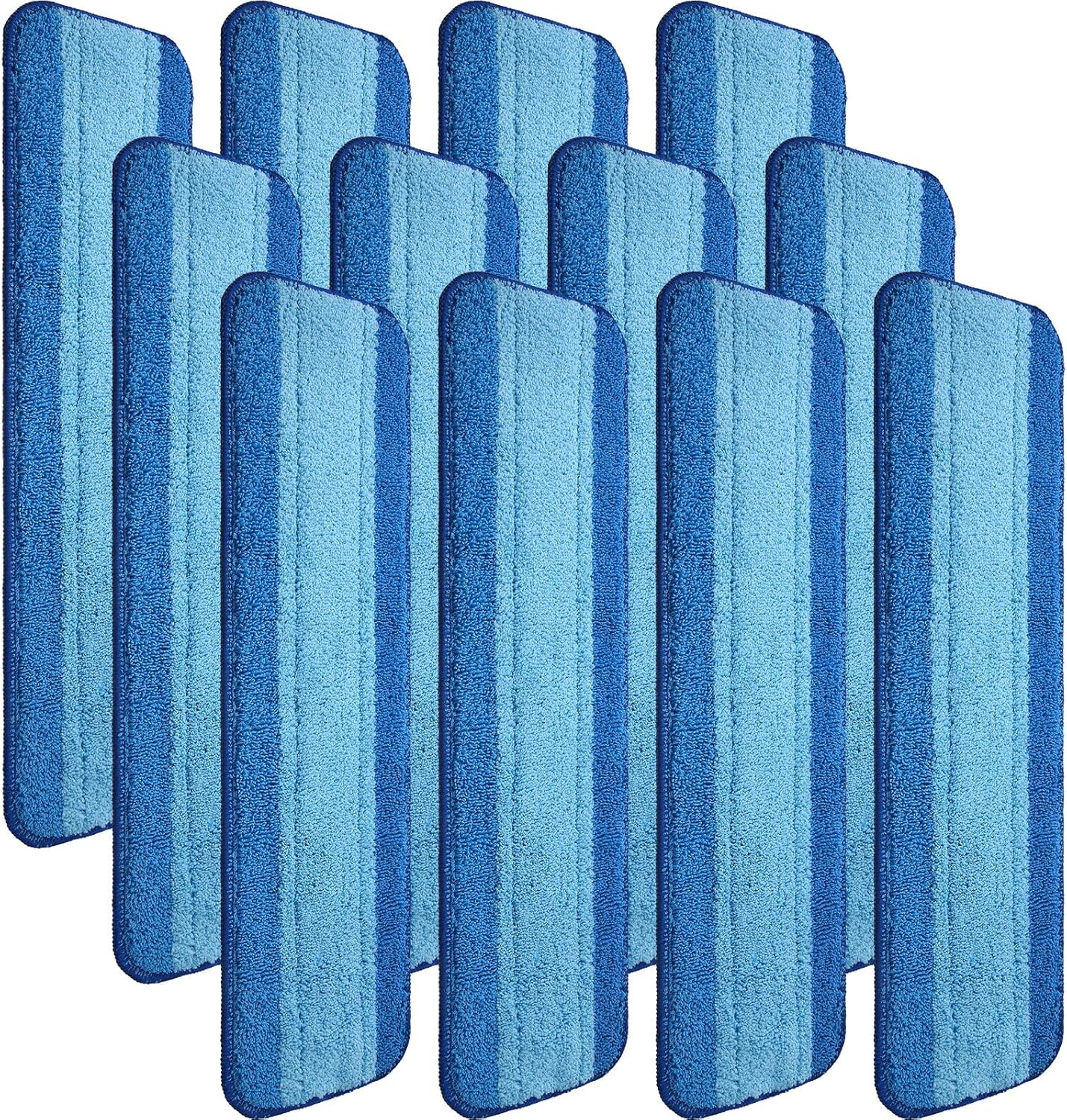 12 Piece Microfiber Mop Pads Reusable for Bona Mop
