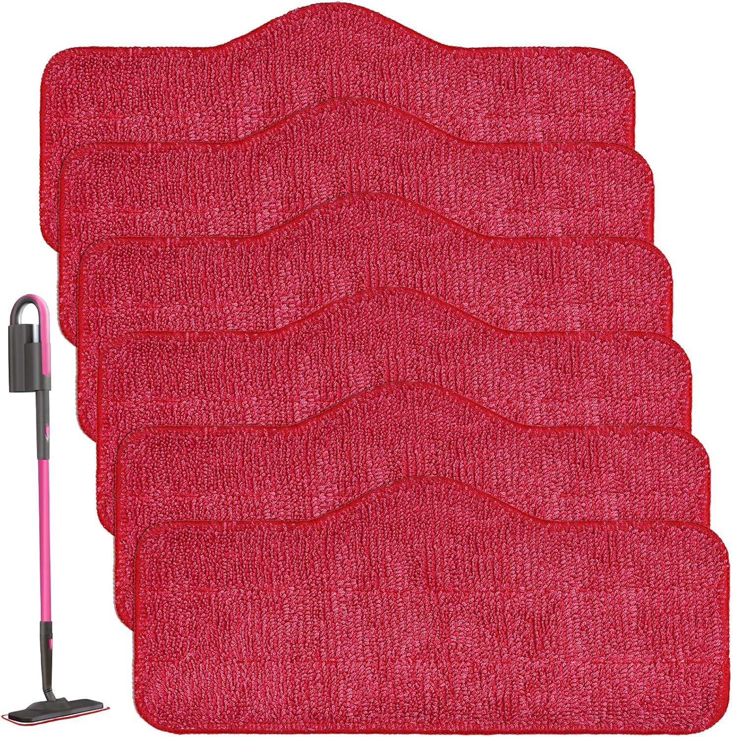 Yuunaie Steam Mop Pads 6-Pack for Schenley