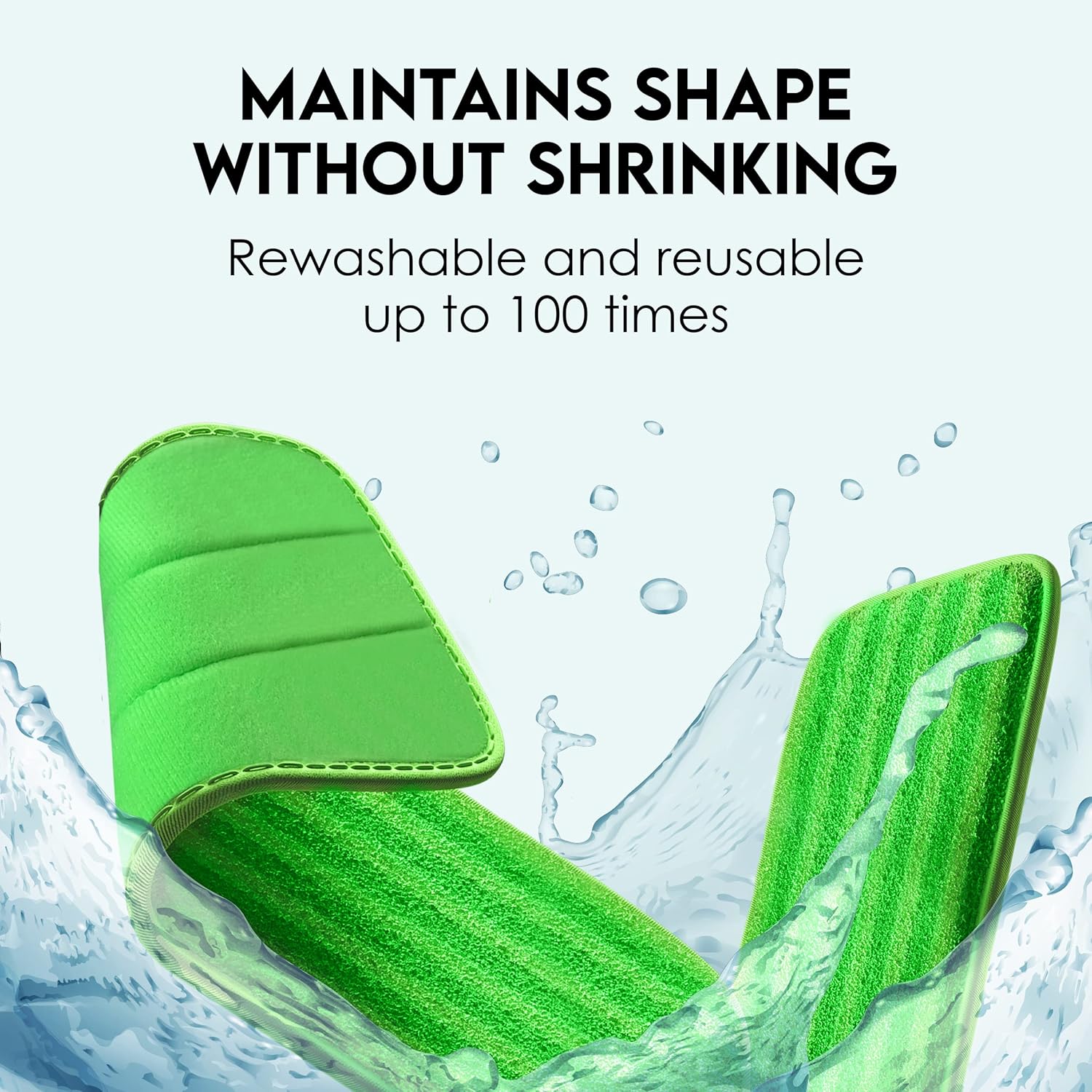 Turbo Microfiber Reusable Mop Pads 8 Pack