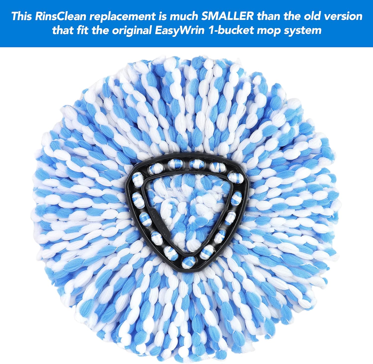 3 Pack Microfiber Mop Heads for O-Ceda RinseClean Spin Mop 1