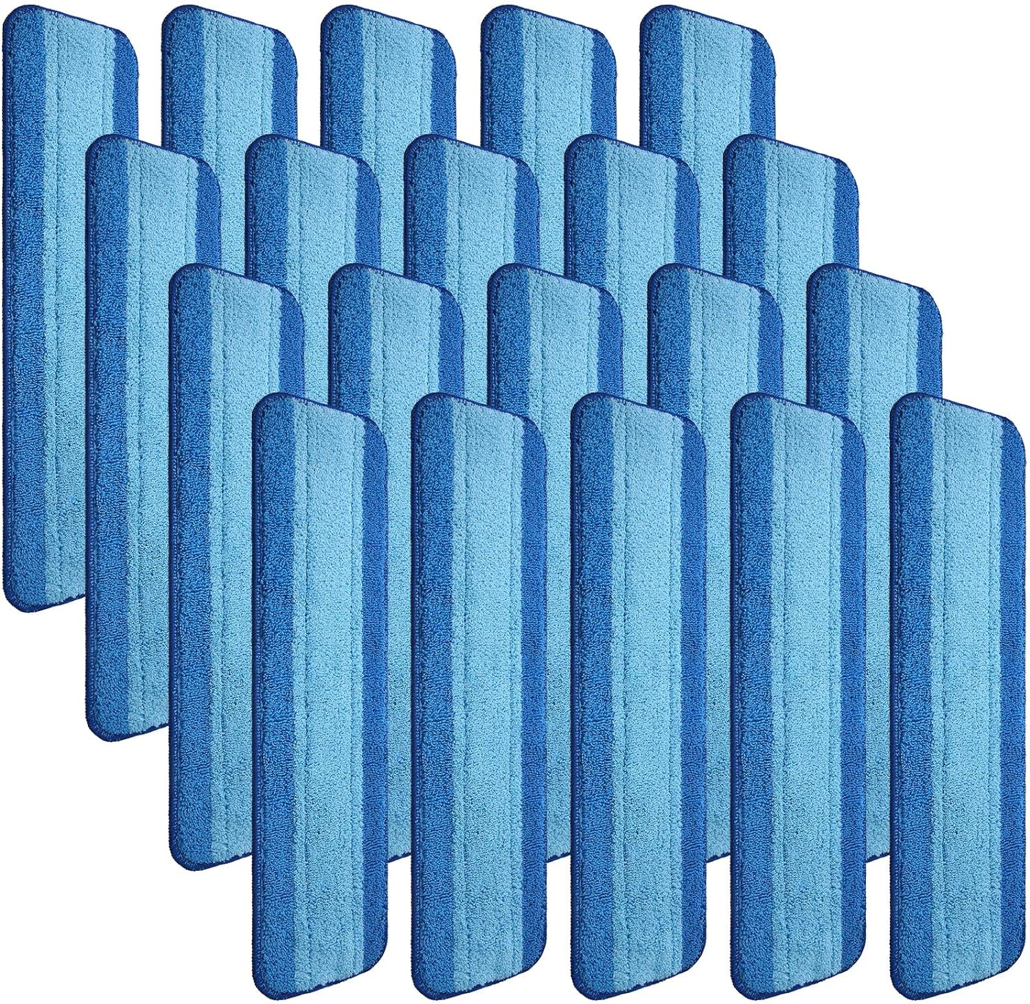 Gandeer 20Pcs Microfiber Cleaning Pads for Bona Mop Reusable Replacement Heads