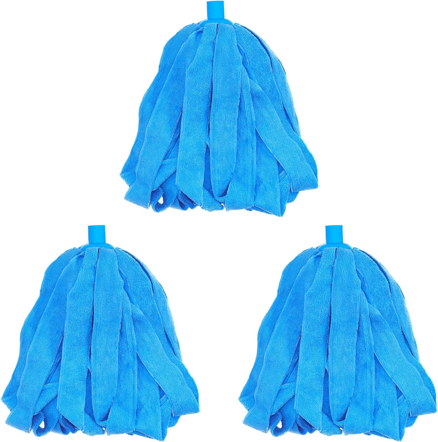 EaseYourDay Microfiber Mop Refill Blue 3pcs for 34 inch Poles