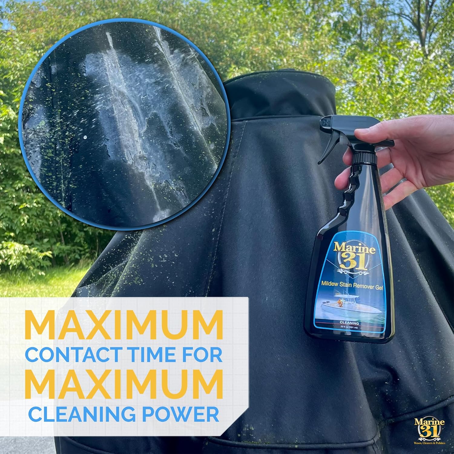Marine 31 Mildew Stain Remover Gel 20oz 1