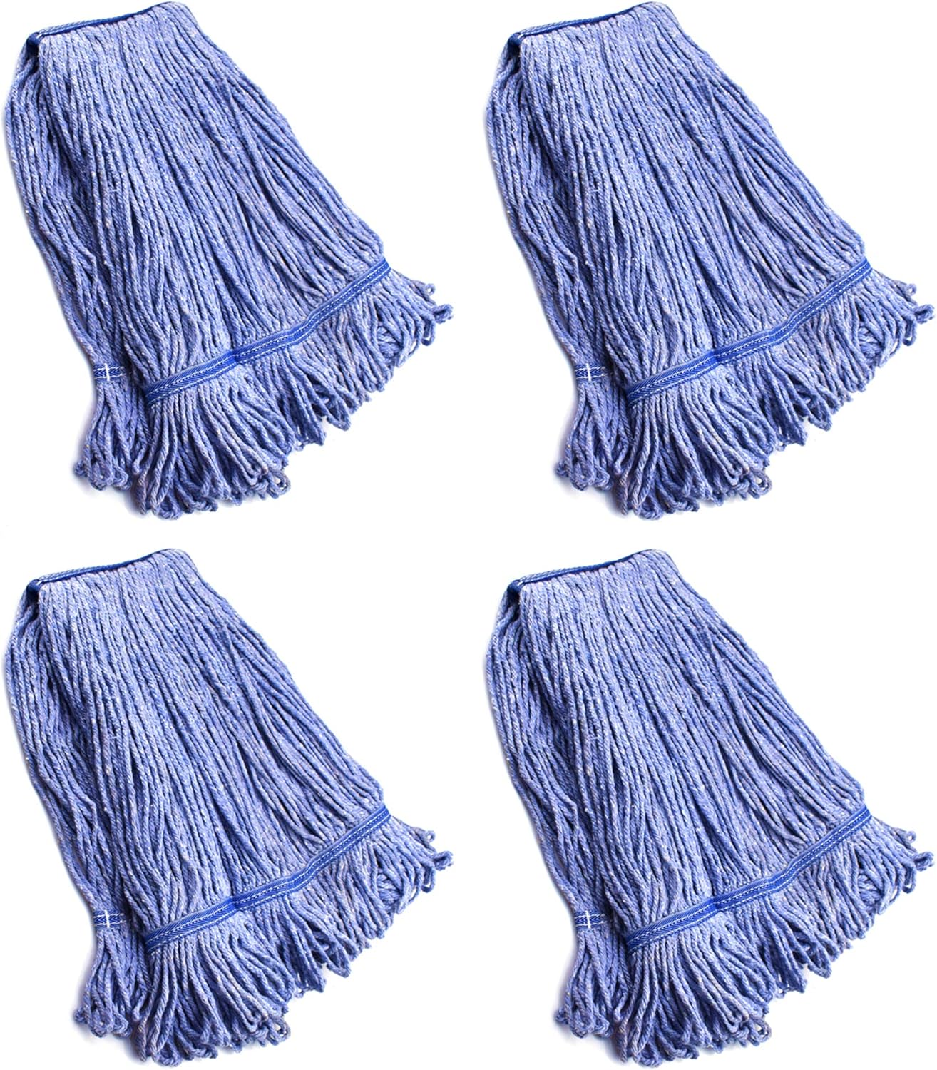 NIUBEE Heavy Duty Commercial Mop Head Refills 4 Medium