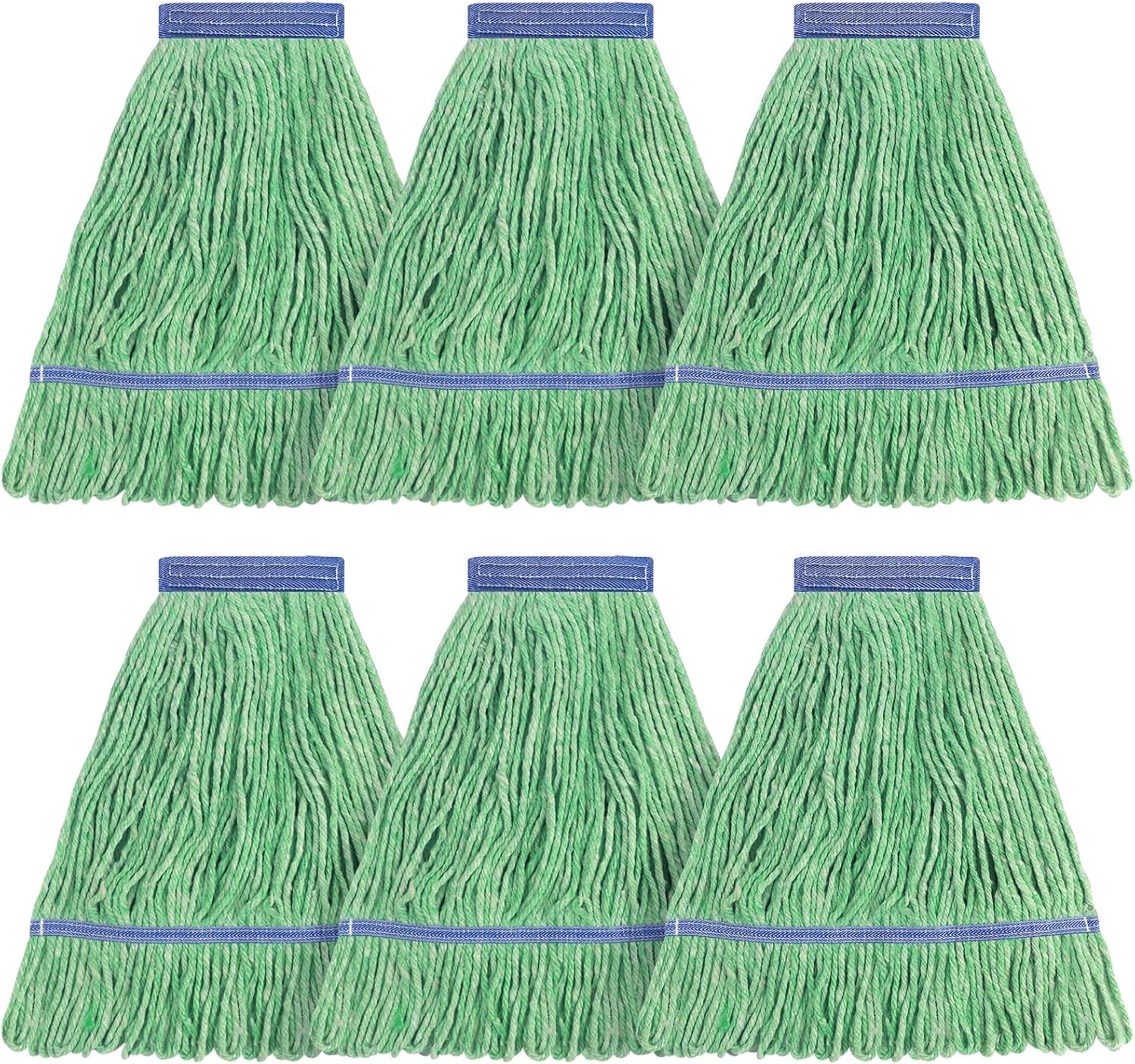 L Luke Supply Heavy Duty Mop Heads Pack of 6