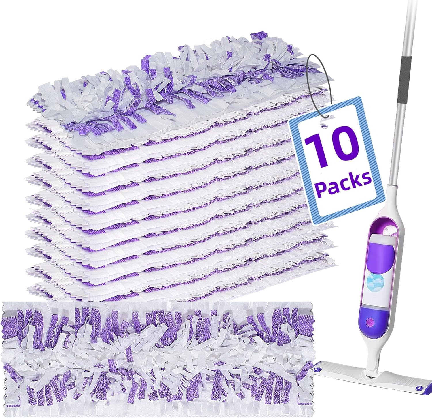 GVMM PowerMop Replacement Mopping Pads 10 Count