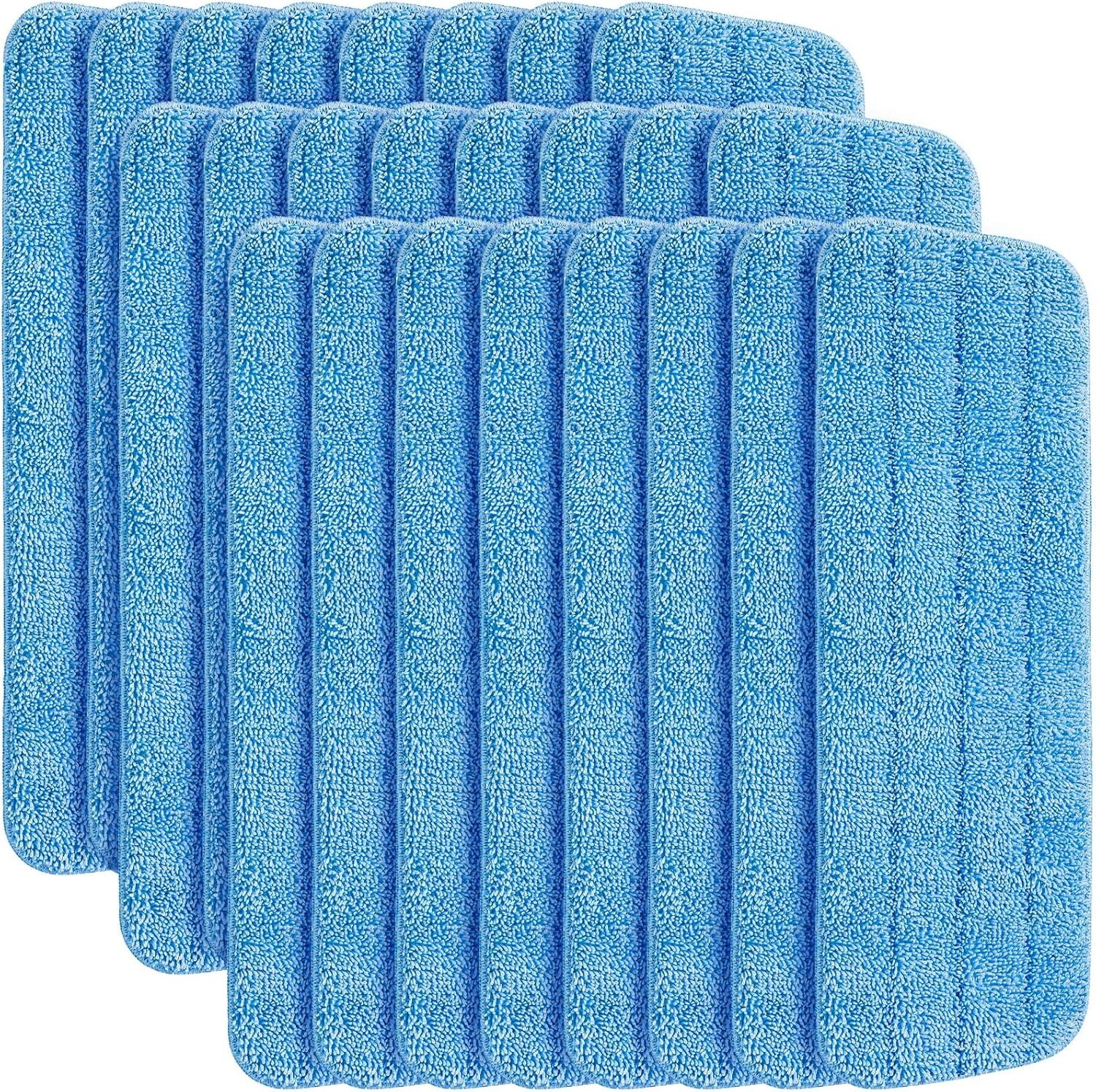 24 Pack Microfiber Mop Pads for Wet Dry Mops