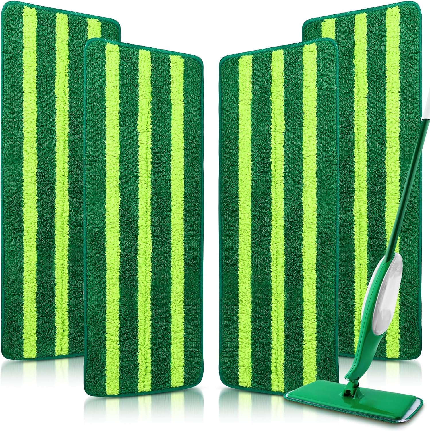 4 Pack Microfiber Spray Mop Pads Refills for Libman Freedom Spray Mop