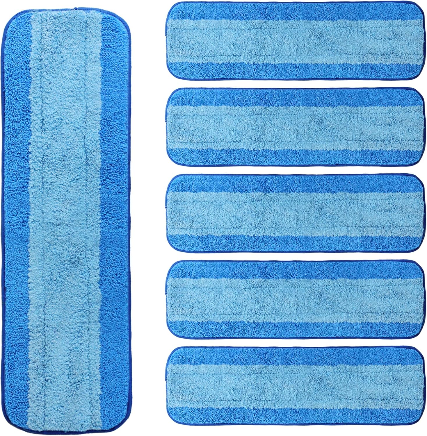 6 Pack Microfiber Cleaning Pads for Bona Mop